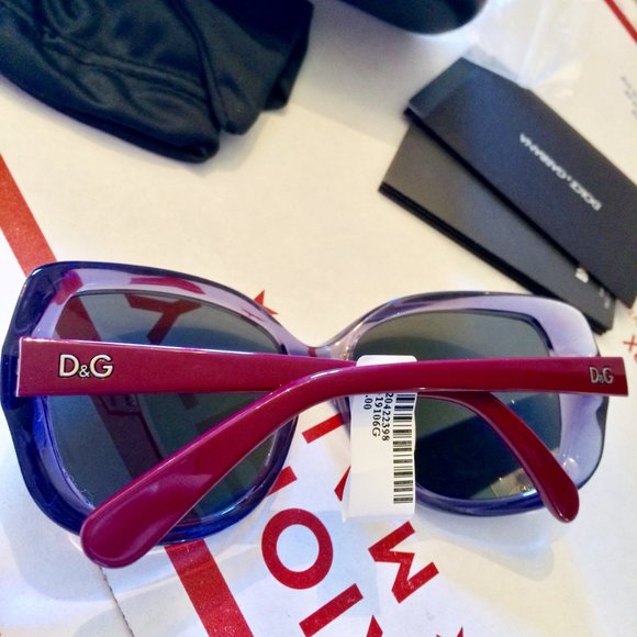 Dolce & Gabbana DG8075 women's reflective lens acetate violet frame sunglasses